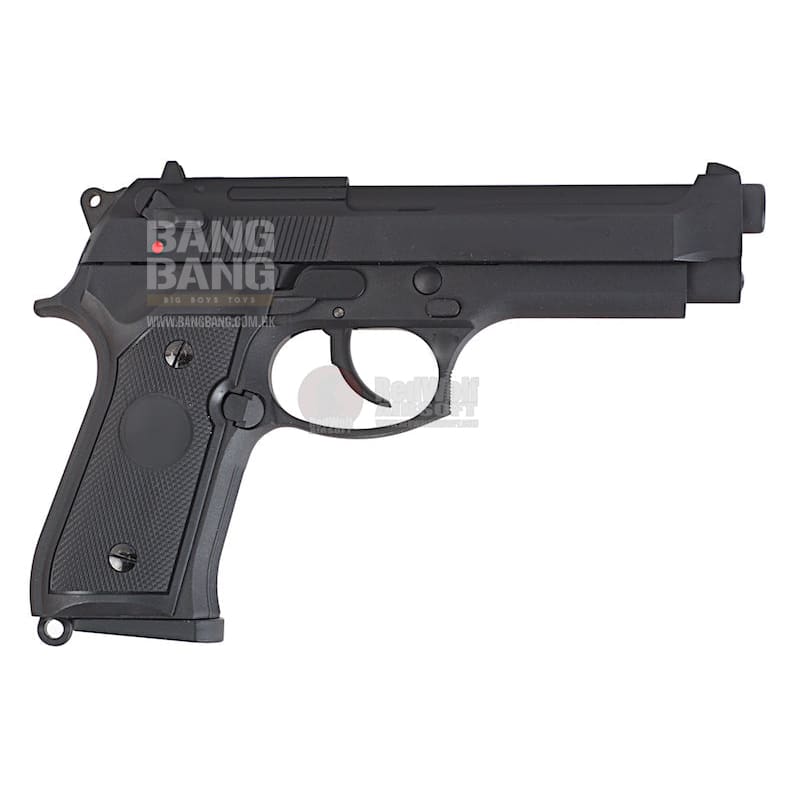Gun Heaven (JP) M92 Full Metal Gas Pistol (6mm) - Black - Bang Bang Airsoft