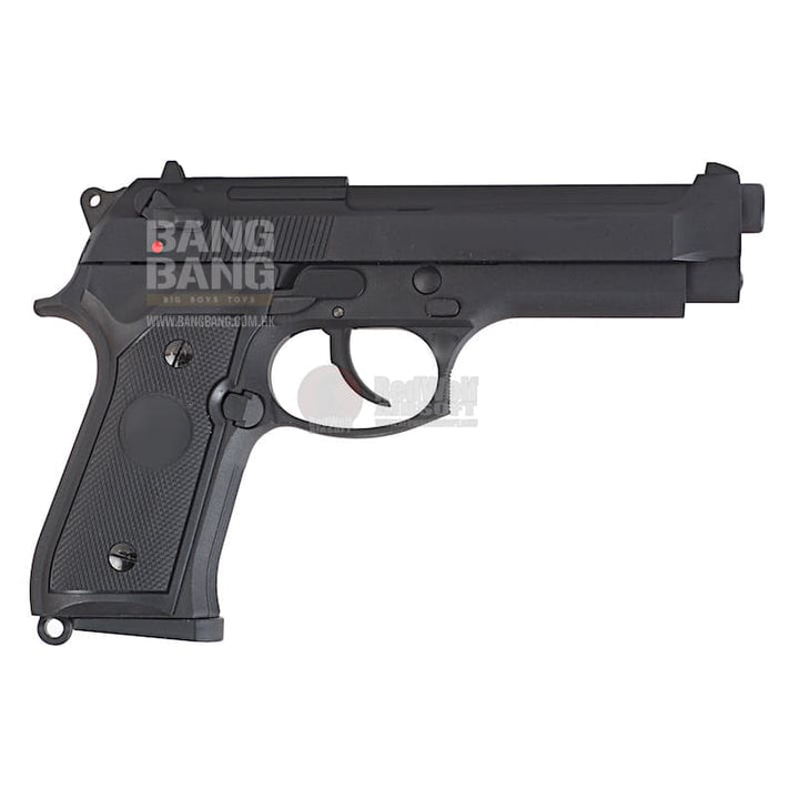 Gun Heaven (JP) M92 Full Metal Gas Pistol (6mm) - Black - Bang Bang Airsoft
