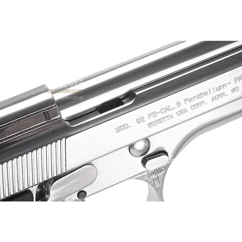 Gun Heaven (JP) M92 Full Metal Gas Pistol (6mm) - Silver - Bang Bang Airsoft