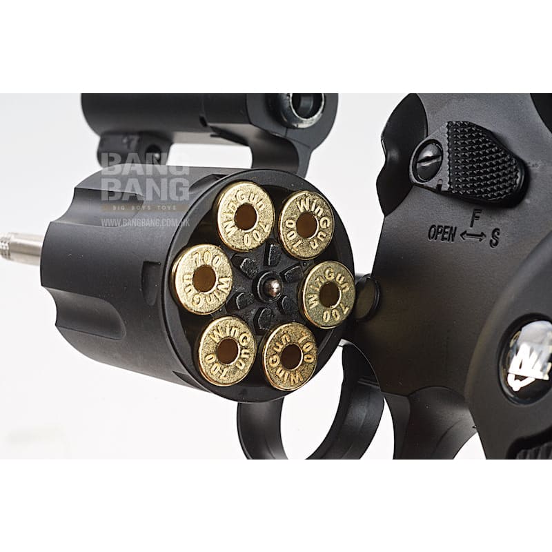 Gun Heaven (Win Gun) 731 2.5 inch Co2 Revolver - Black - Bang Bang Airsoft