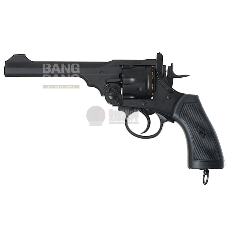 Gun Heaven (Win Gun) Webley MK VI 6mm Co2 Revolver - Black - Bang Bang Airsoft