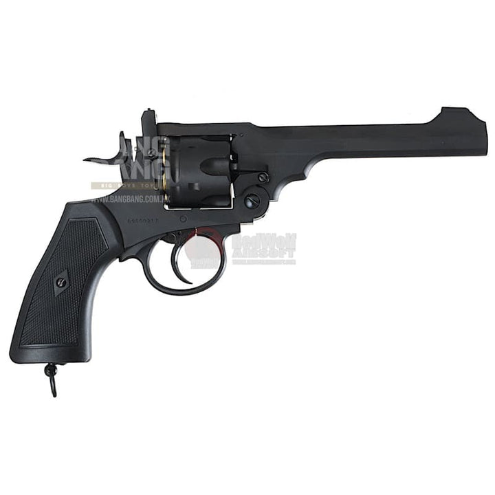 Gun Heaven (Win Gun) Webley MK VI 6mm Co2 Revolver - Black - Bang Bang Airsoft