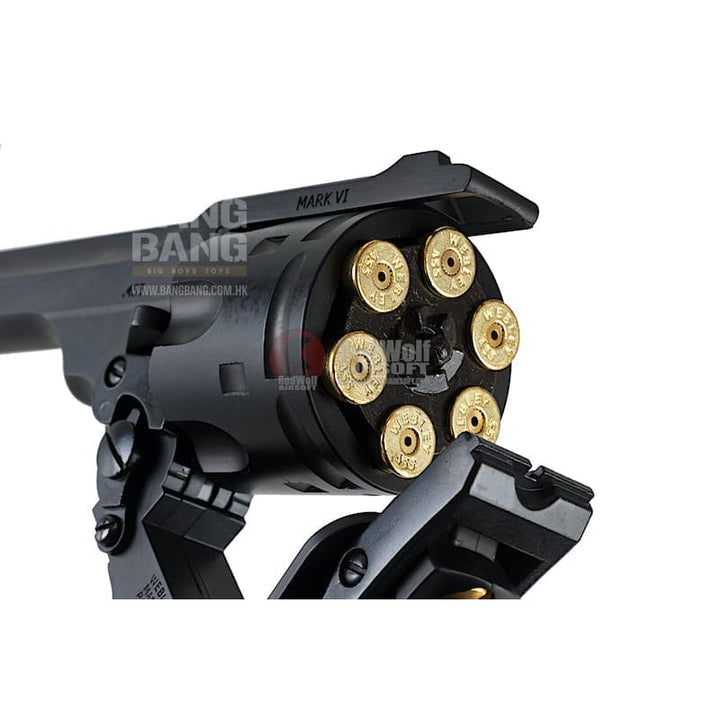 Gun Heaven (Win Gun) Webley MK VI 6mm Co2 Revolver - Black - Bang Bang Airsoft