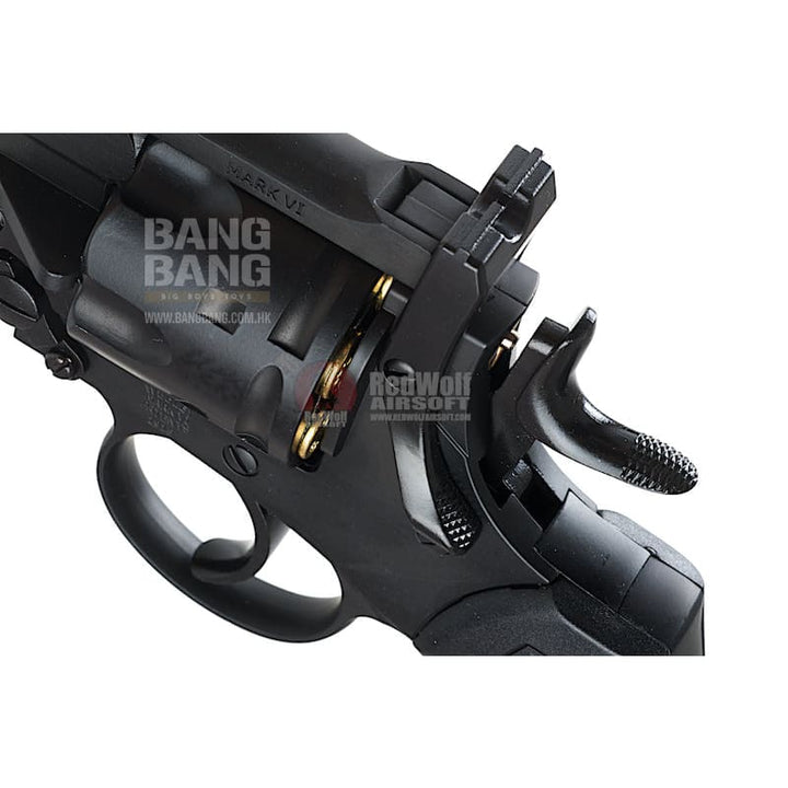 Gun Heaven (Win Gun) Webley MK VI 6mm Co2 Revolver - Black - Bang Bang Airsoft