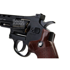 Gun heaven (wingun) 701 4 inch 6mm co2 revolver (brown grip)