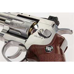 Gun heaven (wingun) 701 4 inch 6mm co2 revolver (brown grip)