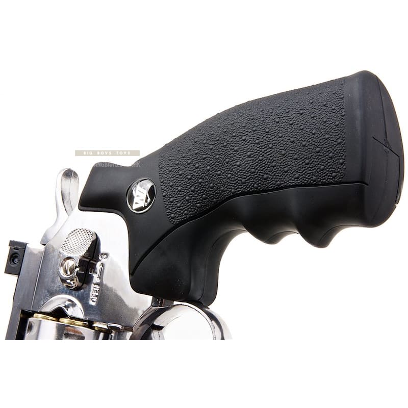 Gun heaven (wingun) 702 6 inch 6mm co2 revolver (black grip)