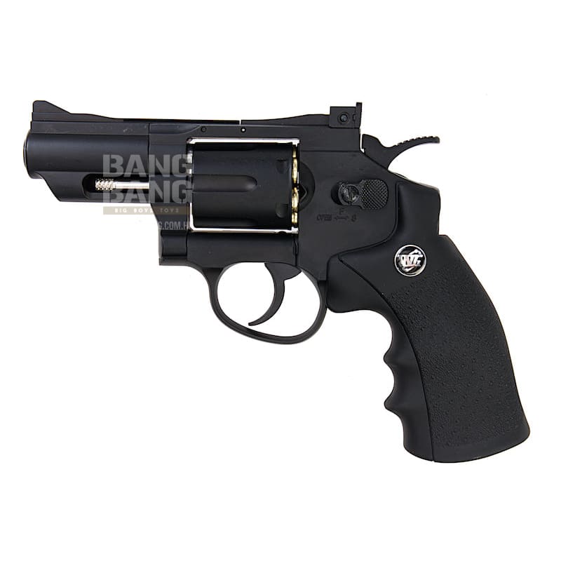 Gun Heaven (WinGun) 708 2.5 inch 6mm Co2 Revolver - Black - Bang Bang Airsoft