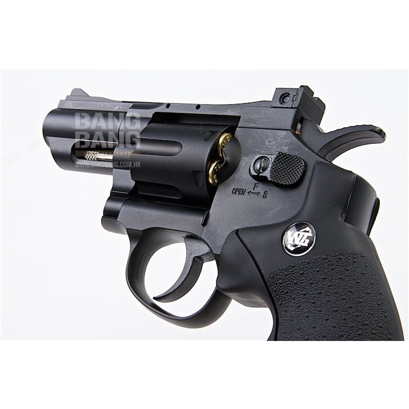 Gun Heaven (WinGun) 708 2.5 inch 6mm Co2 Revolver - Black - Bang Bang Airsoft