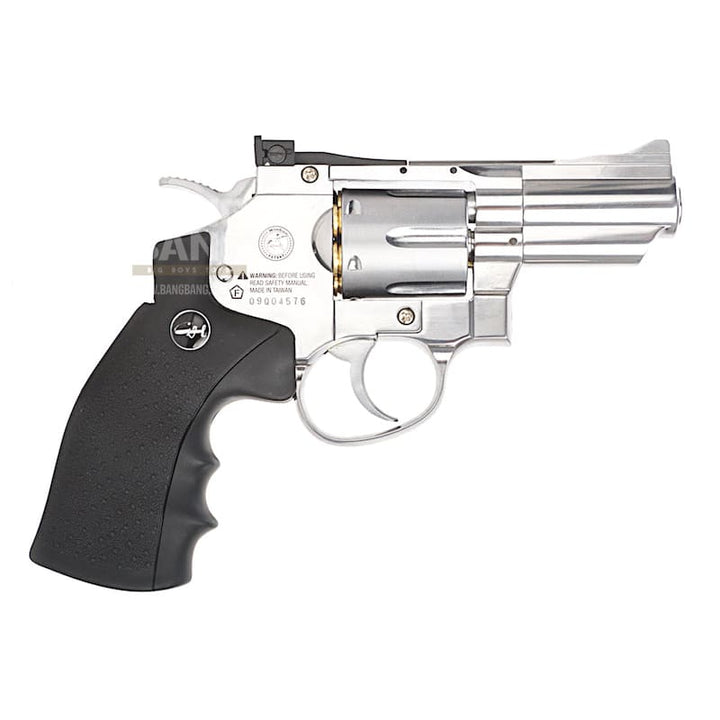 Gun Heaven (WinGun) 708 2.5 inch 6mm Co2 Revolver - Silver - Bang Bang Airsoft