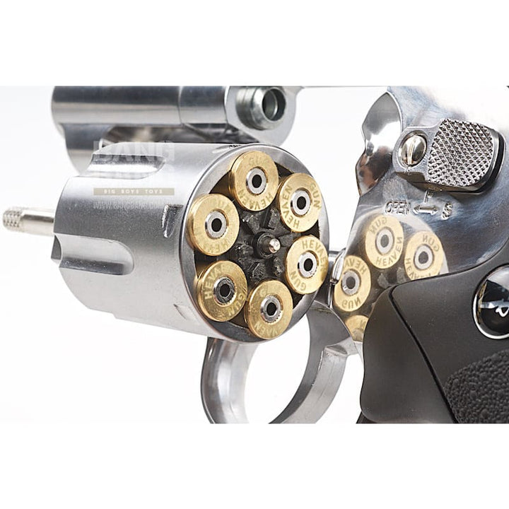 Gun Heaven (WinGun) 708 2.5 inch 6mm Co2 Revolver - Silver - Bang Bang Airsoft