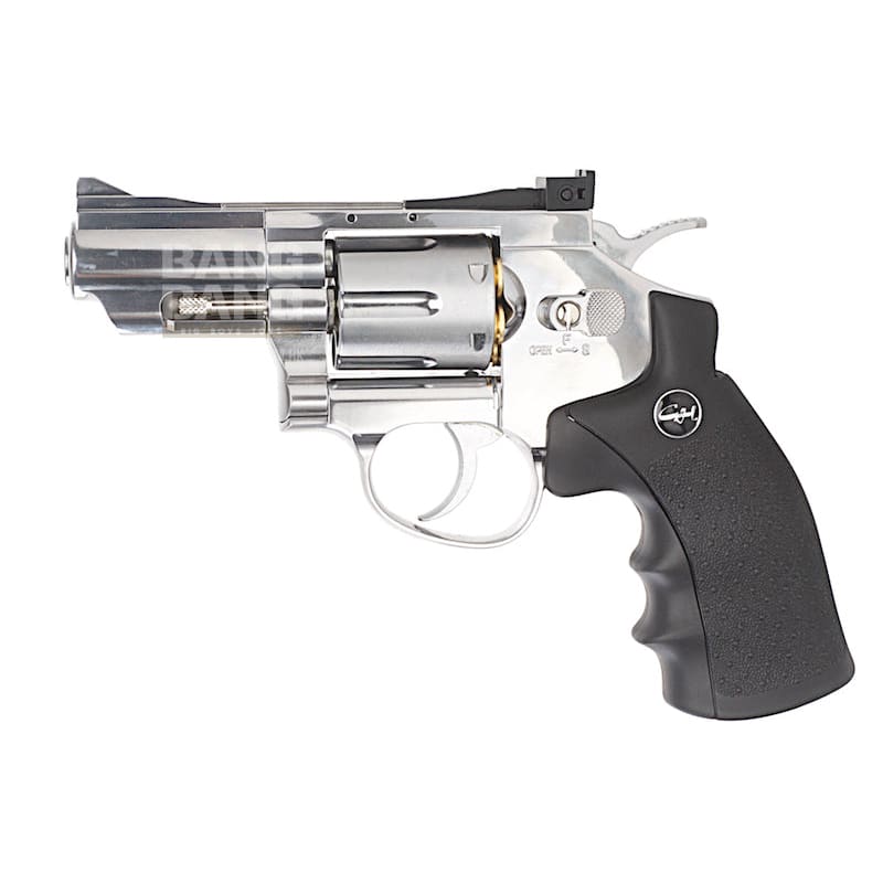 Gun Heaven (WinGun) 708 2.5 inch 6mm Co2 Revolver - Silver - Bang Bang Airsoft