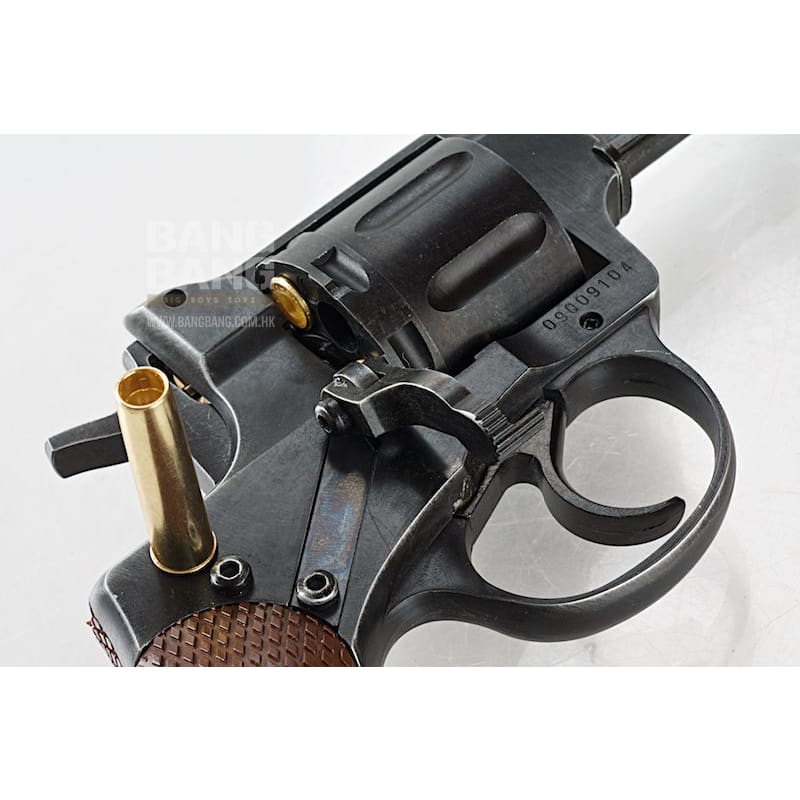 Gun Heaven (WinGun) 721 Nagant M1895 4 inch 6mm CO2 Revolver Weathered - BK - Bang Bang Airsoft