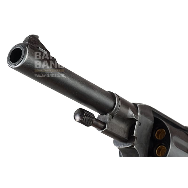 Gun Heaven (WinGun) 721 Nagant M1895 4 inch 6mm CO2 Revolver Weathered - BK - Bang Bang Airsoft
