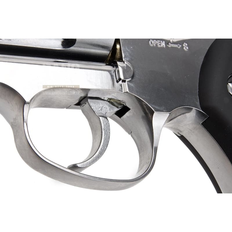 Gun Heaven (WinGun) 731 Sheriff M36 2.5 inch Co2 Revolver (Black Grip) - Silver - Bang Bang Airsoft