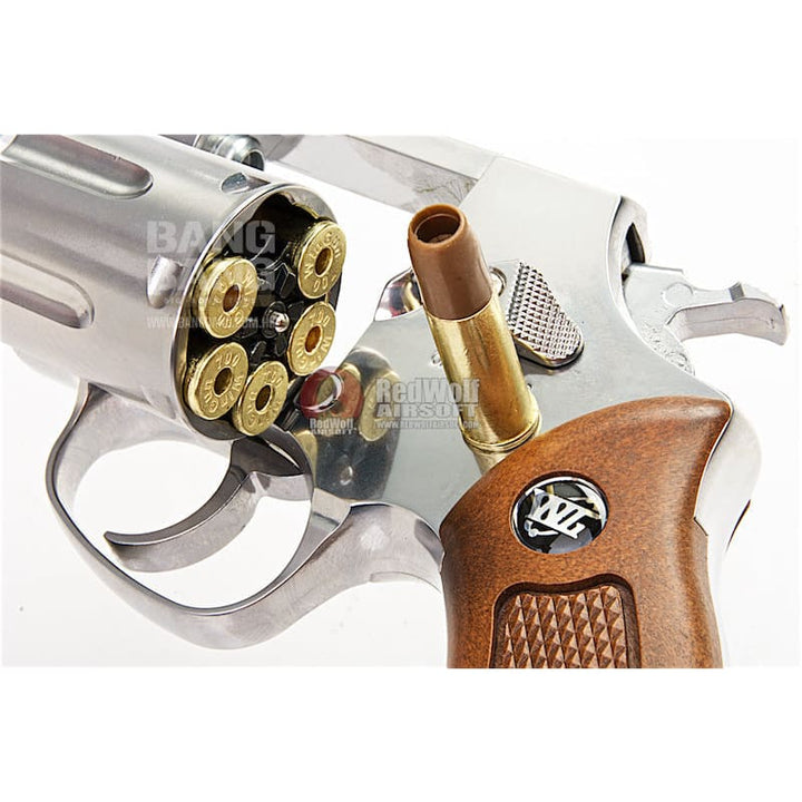 Gun Heaven (WinGun) 731 Sheriff M36 2.5 inch Co2 Revolver - Silver - Bang Bang Airsoft