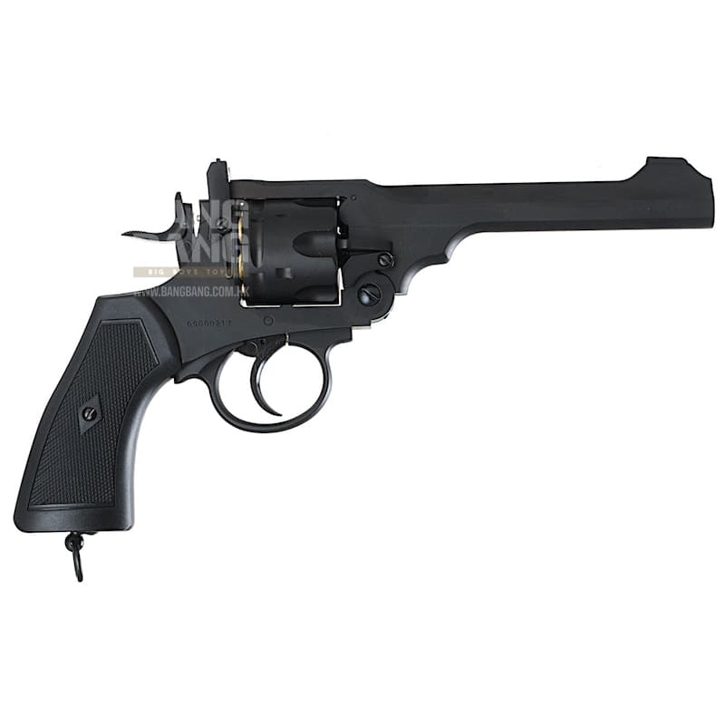 Gun Heaven (WinGun) 792 Webley MK VI 6mm Co2 Revolver - Black - Bang Bang Airsoft