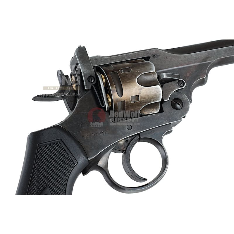 Gun Heaven (WinGun) 792 Webley MK VI 6mm Co2 Revolver - Weathered Version - Bang Bang Airsoft