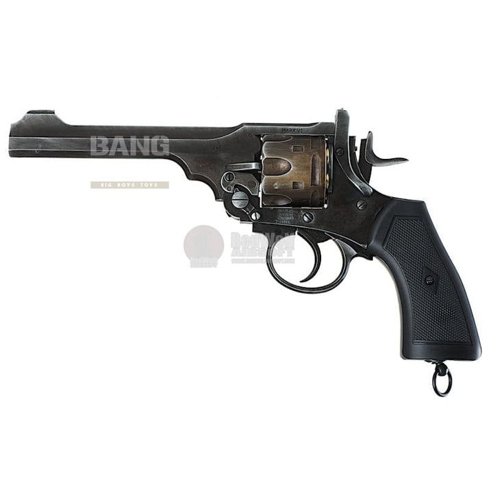 Gun Heaven (WinGun) 792 Webley MK VI 6mm Co2 Revolver - Weathered Version - Bang Bang Airsoft