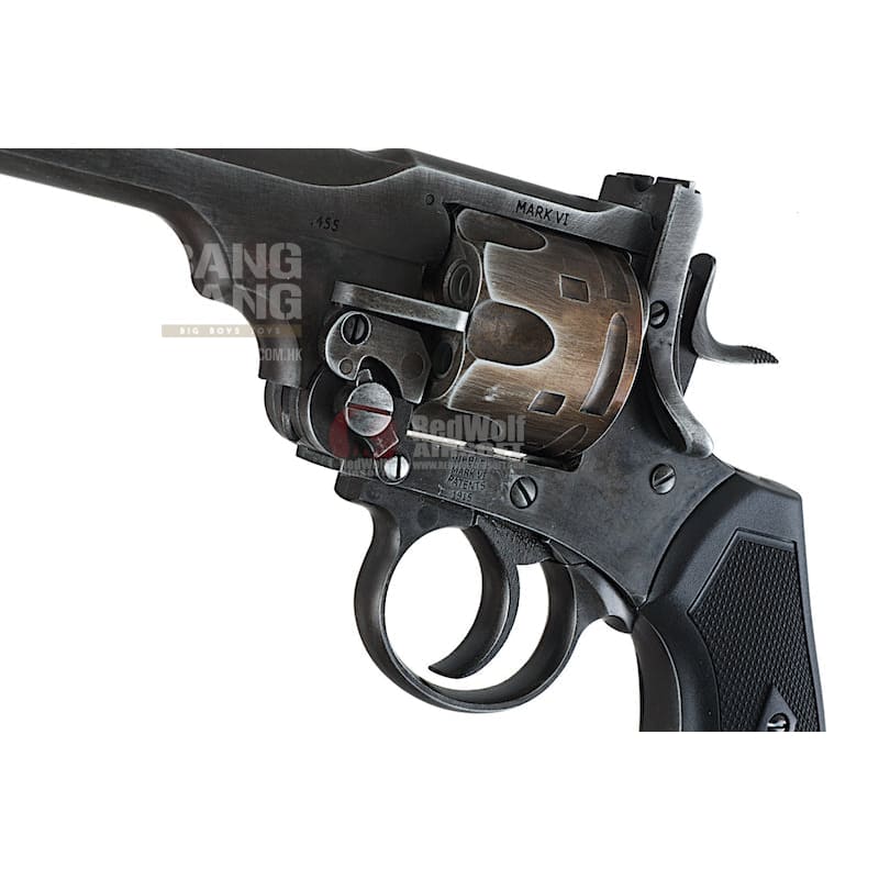 Gun Heaven (WinGun) 792 Webley MK VI 6mm Co2 Revolver - Weathered Version - Bang Bang Airsoft