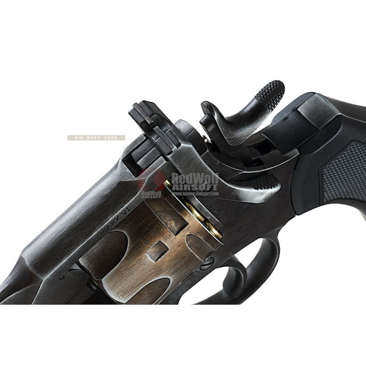 Gun Heaven (WinGun) 792 Webley MK VI 6mm Co2 Revolver - Weathered Version - Bang Bang Airsoft