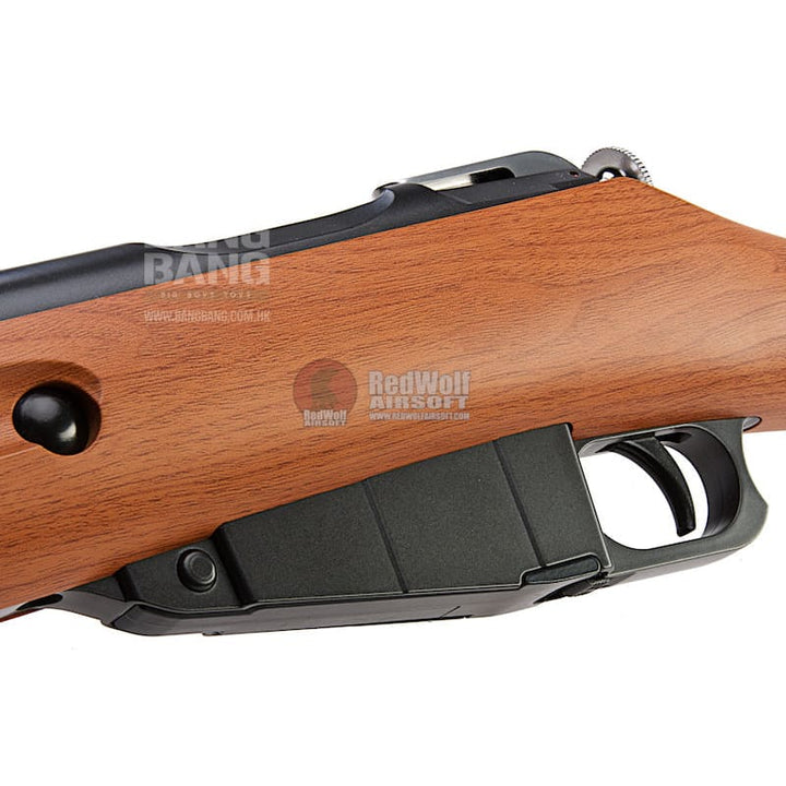 Gun Heaven (WinGun) Mosin - Nagant Co2 Bolt Action Rifle w/ Realistic Imitation Wood Furniture - Bang Bang Airsoft
