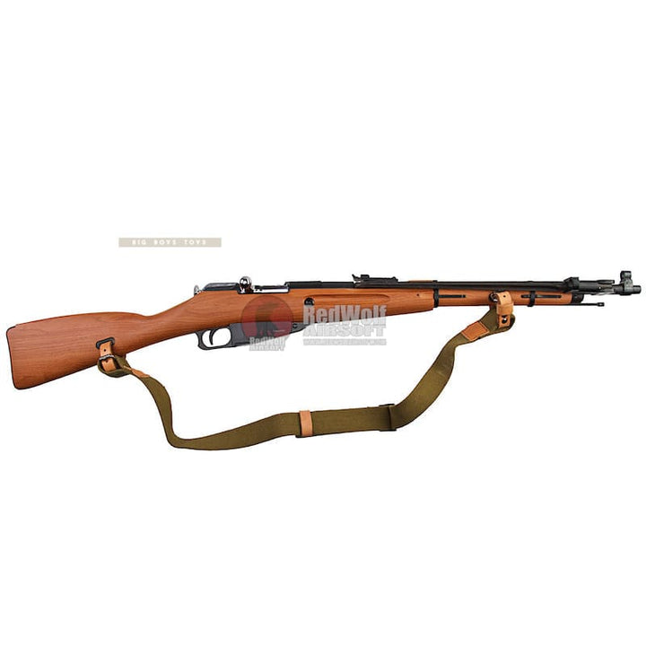 Gun Heaven (WinGun) Mosin - Nagant Co2 Bolt Action Rifle w/ Realistic Imitation Wood Furniture - Bang Bang Airsoft