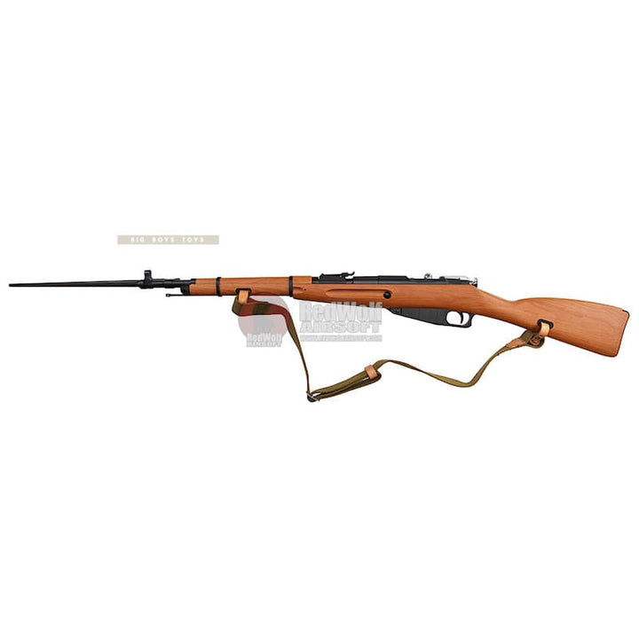 Gun Heaven (WinGun) Mosin - Nagant Co2 Bolt Action Rifle w/ Realistic Imitation Wood Furniture - Bang Bang Airsoft
