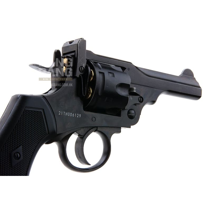 Gun Heaven (WinGun) Webley MK VI .455 4 inch Co2 Airsoft Revolver - Police Model (Aged Finish) - Bang Bang Airsoft