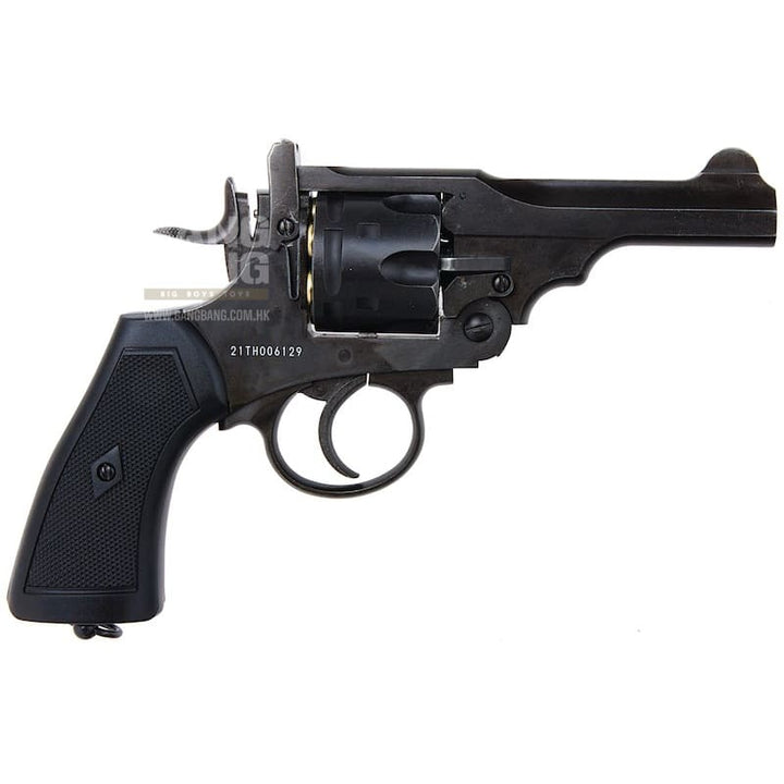 Gun Heaven (WinGun) Webley MK VI .455 4 inch Co2 Airsoft Revolver - Police Model (Aged Finish) - Bang Bang Airsoft