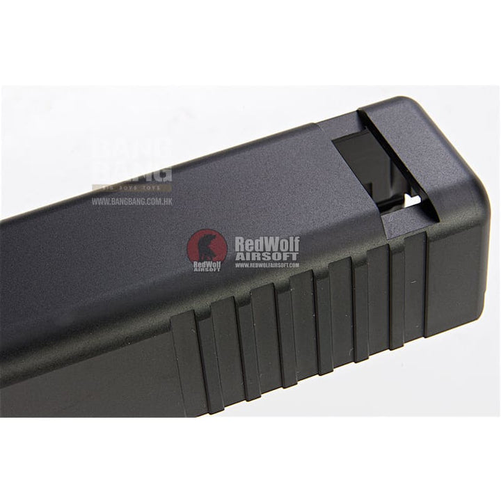 Guns Modify Aluminum Full CNC Slide Barrel Set for Tokyo Marui Model 19 GBB STD Black - Bang Bang Airsoft