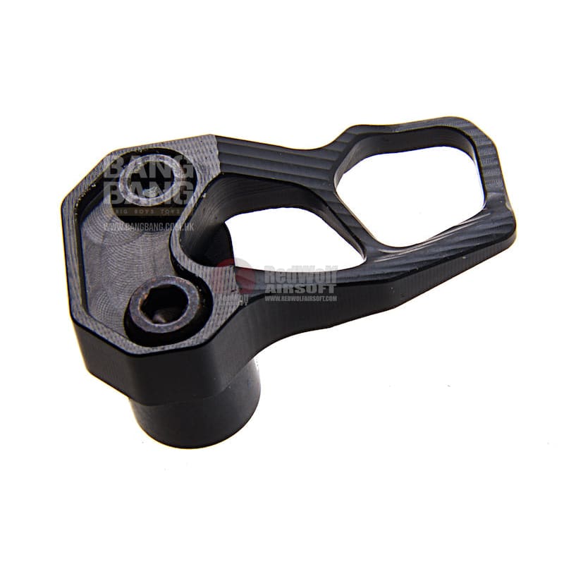 Guns Modify CNC Aluminum Magazine Release Extension for WA GBBR ACC XMR - Black - Bang Bang Airsoft