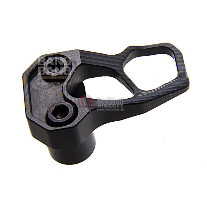 Guns Modify CNC Aluminum Magazine Release Extension for WA GBBR ACC XMR - Black - Bang Bang Airsoft