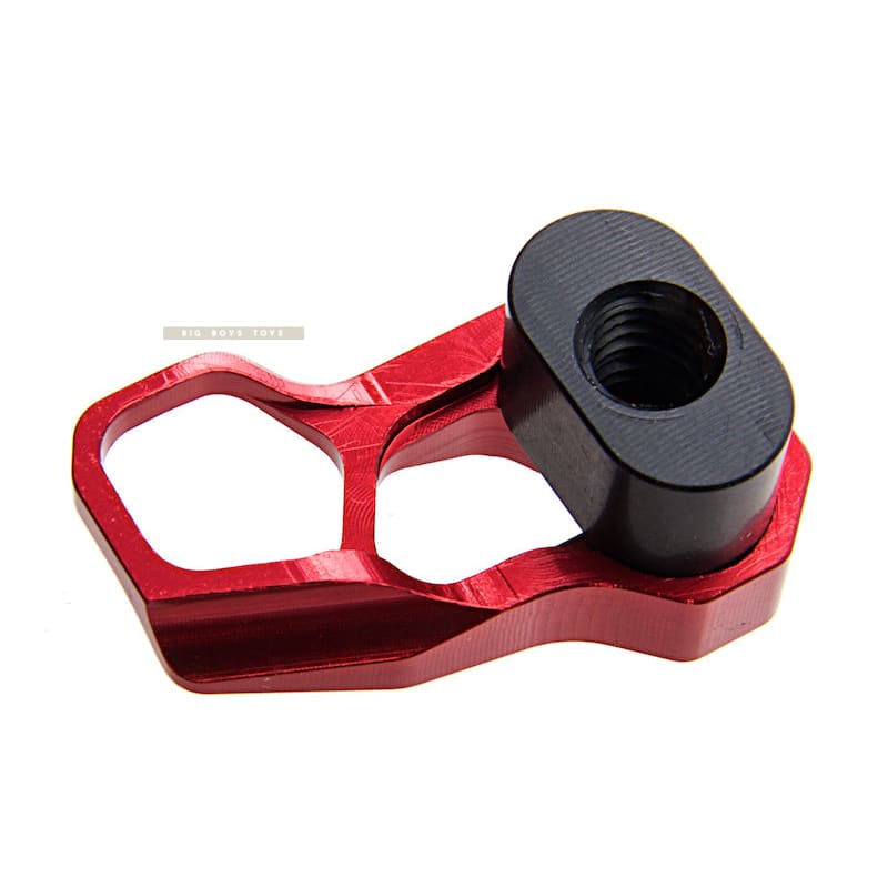 Guns Modify CNC Aluminum Magazine Release Extension for WA GBBR ACC XMR - Red - Bang Bang Airsoft