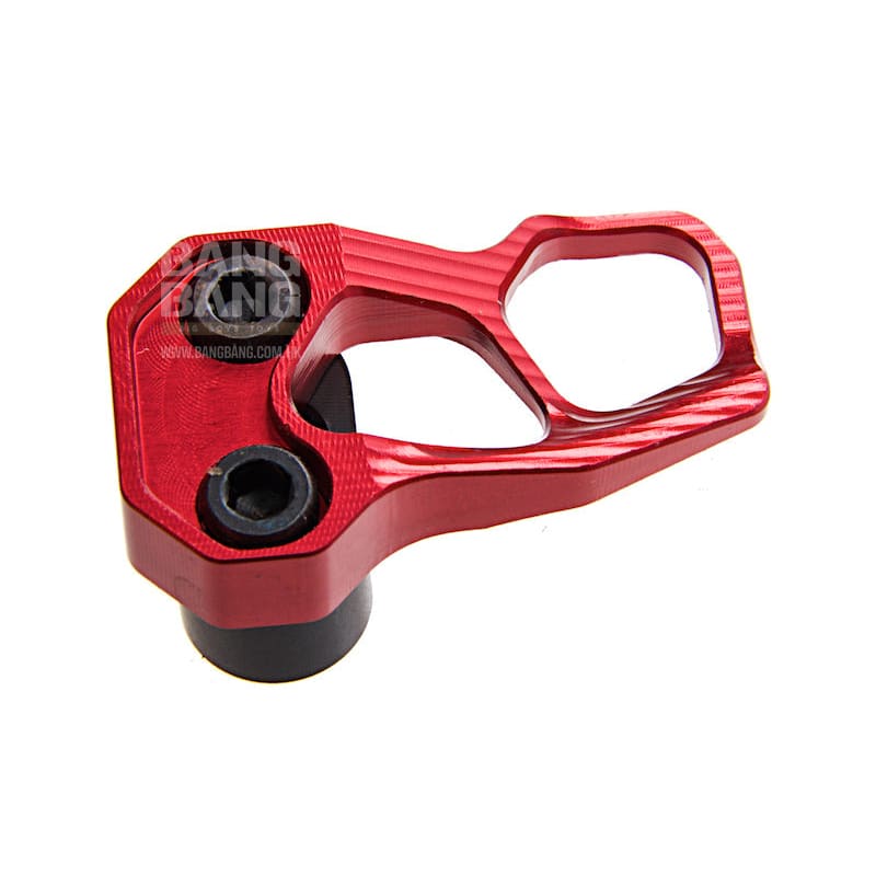 Guns Modify CNC Aluminum Magazine Release Extension for WA GBBR ACC XMR - Red - Bang Bang Airsoft