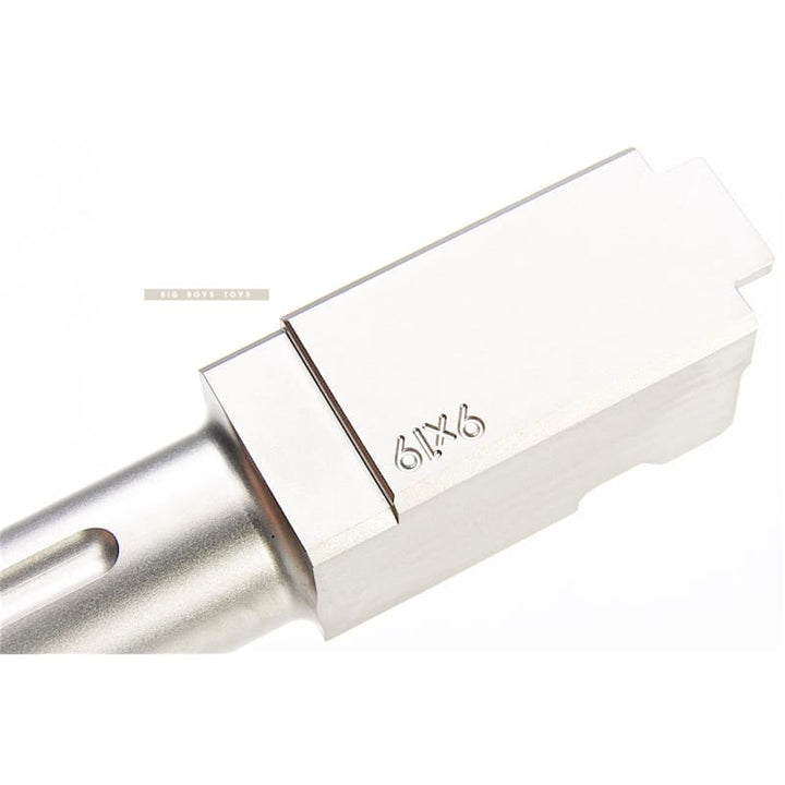 Guns Modify CNC SF Stainless Steel Fluted Barrel for Tokyo Marui G17 GBB - Silver *** - Bang Bang Airsoft
