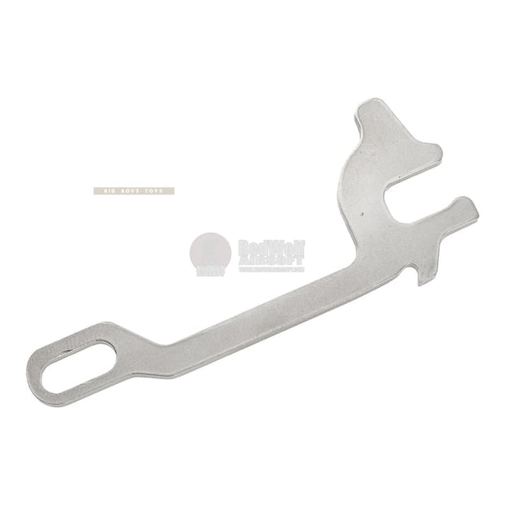 Guns Modify CNC Stainless Steel Light Weight Bolt Stop Plate for Tokyo Marui M4 MWS - Bang Bang Airsoft