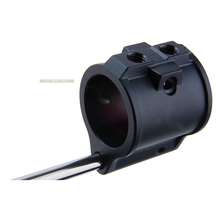 Guns Modify M4 GBBR Gas Block (Stainless Steel) with Length Tube (Tin - Nitride) - Black - Bang Bang Airsoft