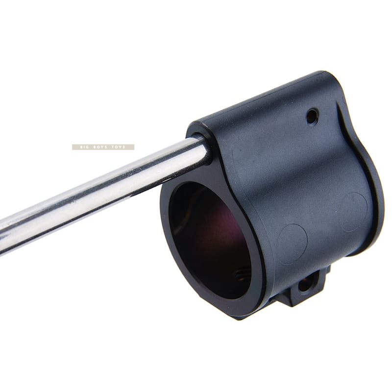 Guns Modify M4 GBBR Gas Block (Stainless Steel) with Length Tube (Tin - Nitride) - Black - Bang Bang Airsoft