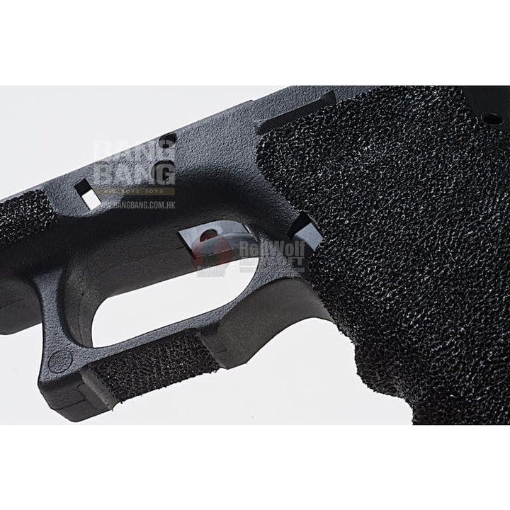 Guns Modify Polymer Gen 3 RTF Frame for Tokyo Marui Model 17 w/ ZE Style Stippling CNC Cut - Black - Bang Bang Airsoft