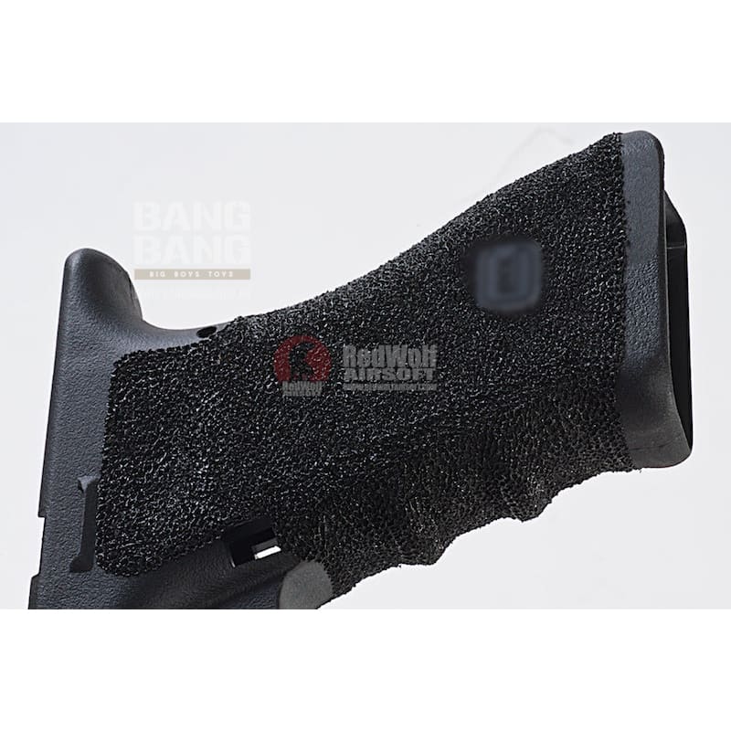 Guns Modify Polymer Gen 3 RTF Frame for Tokyo Marui Model 17 w/ ZE Style Stippling CNC Cut - Black - Bang Bang Airsoft