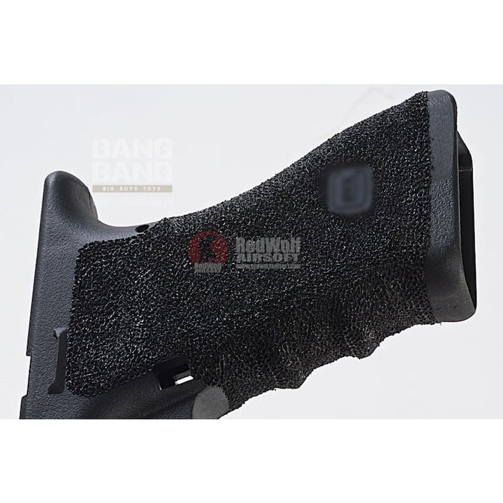 Guns Modify Polymer Gen 3 RTF Frame for Tokyo Marui Model 17 w/ ZE Style Stippling CNC Cut - Black - Bang Bang Airsoft