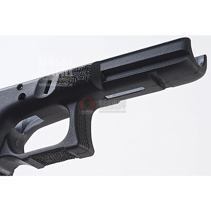 Guns Modify Polymer Gen 3 RTF Frame for Tokyo Marui Model 17 w/ ZE Style Stippling CNC Cut - Black - Bang Bang Airsoft