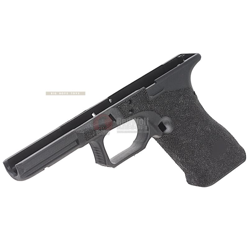 Guns Modify Polymer Gen 3 RTF Frame (Stippling AGC Style) for Tokyo Marui Model 17 - Black - Bang Bang Airsoft