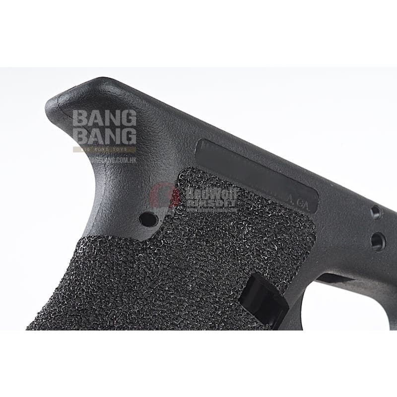 Guns Modify Polymer Gen 3 RTF Frame (Stippling S Style) for Tokyo Marui Model 17 - Black - Bang Bang Airsoft