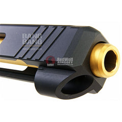 Guns modify sa g34 + rmr slide with stainless steel gold
