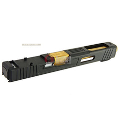 Guns modify sa g34 + rmr slide with stainless steel gold