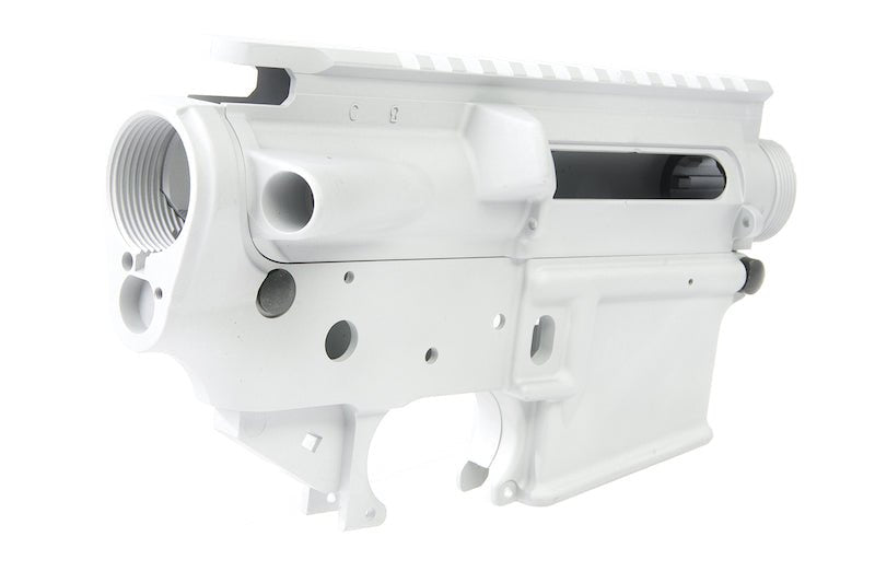 Guns Modify Tokyo Marui MWS GBBR Receiver Set (CNC Aluminum Non Coating Version) - Blank Marking V1 - Bang Bang Airsoft