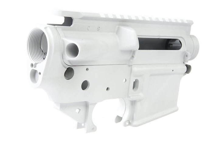 Guns Modify Tokyo Marui MWS GBBR Receiver Set (CNC Aluminum Non Coating Version) - Blank Marking V1 - Bang Bang Airsoft