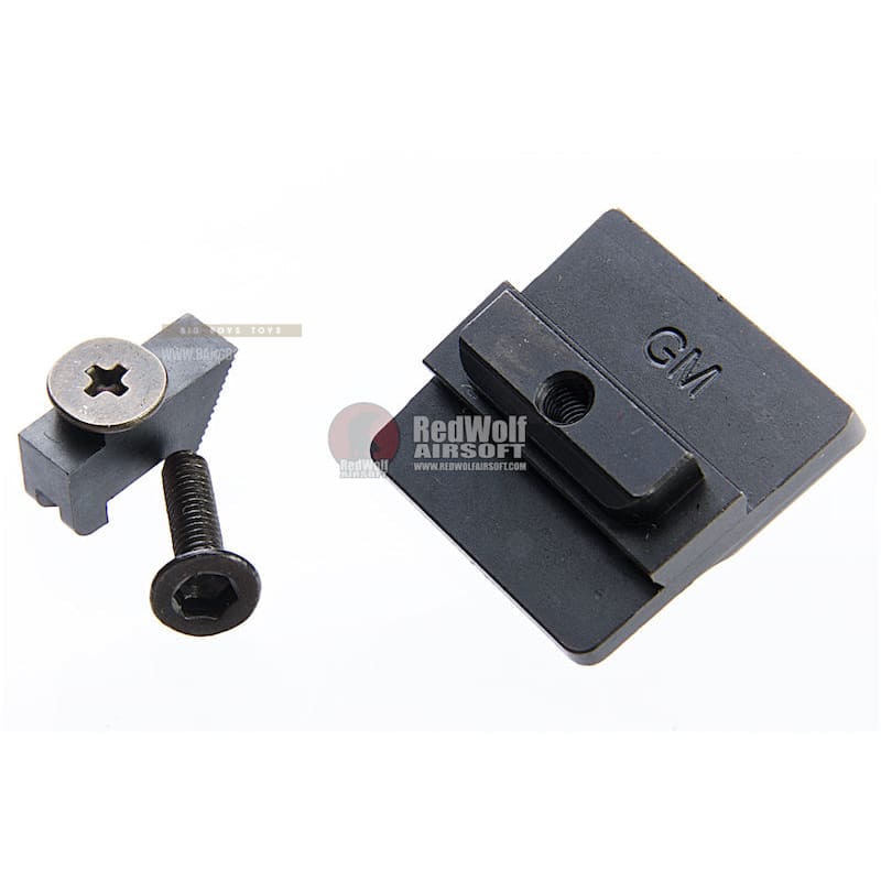 Guns Modify W Style Steel CNC Fiber Optic Sight Set for Tokyo Marui / Guns Modify/ WE Glock GBB Series - Bang Bang Airsoft